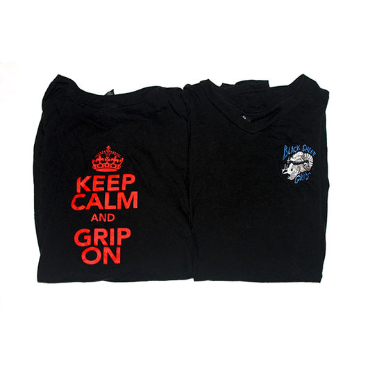 Keep Calm and Grip On V-Neck Shirt